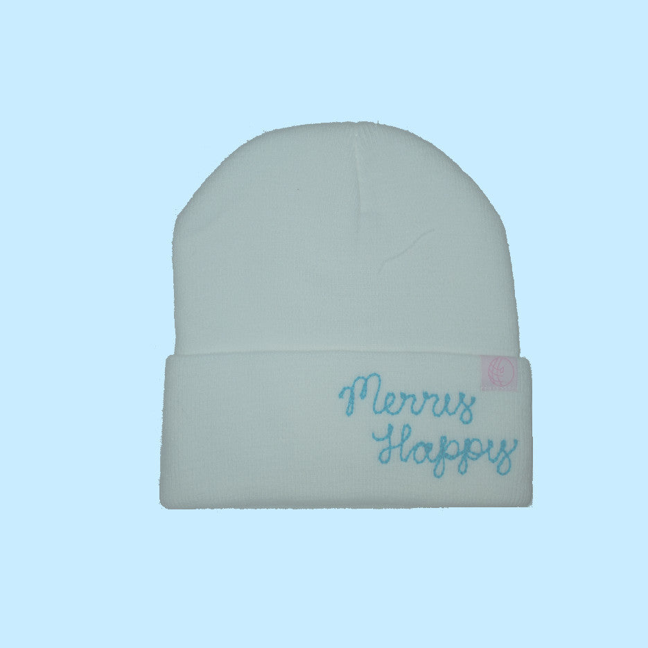 Embroidered beanie hats