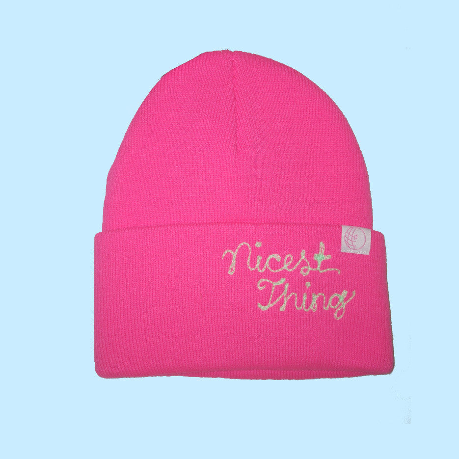 Embroidered beanie hats