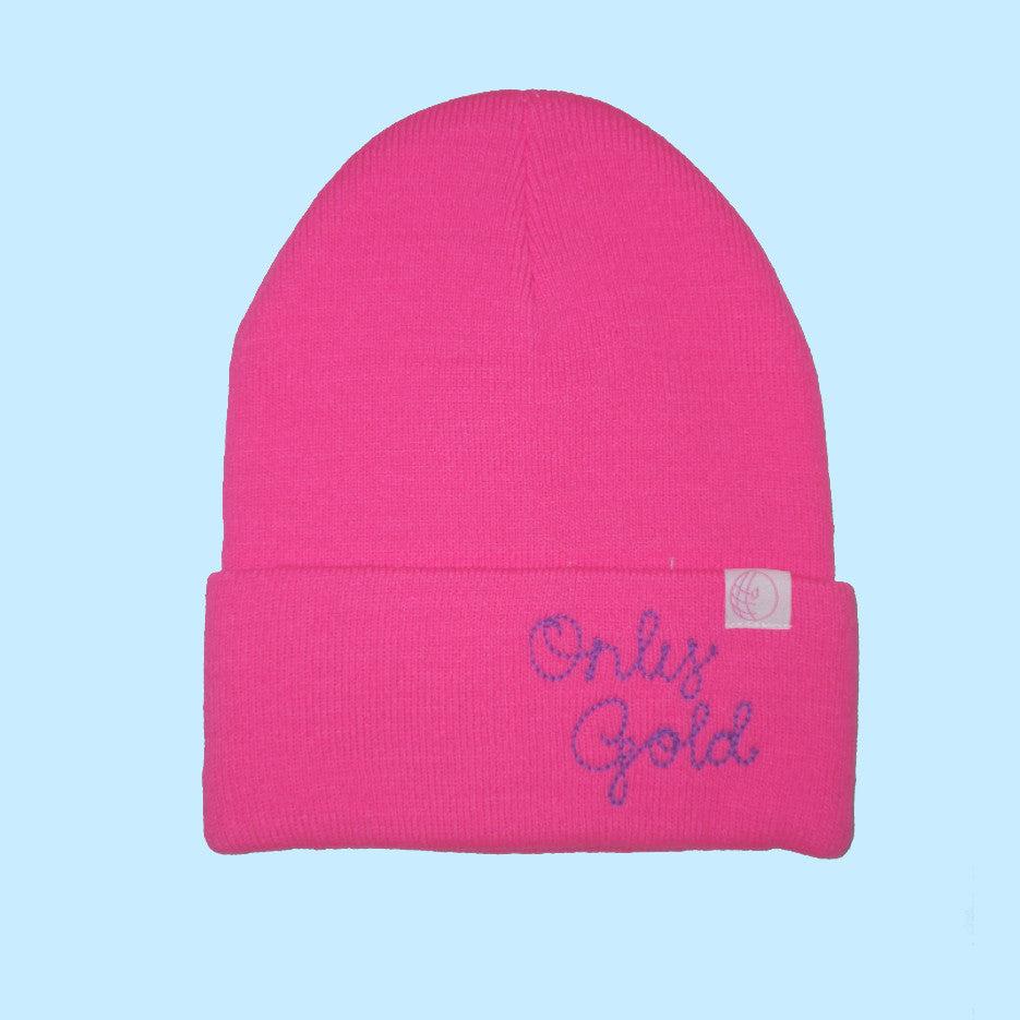 Embroidered beanie hats