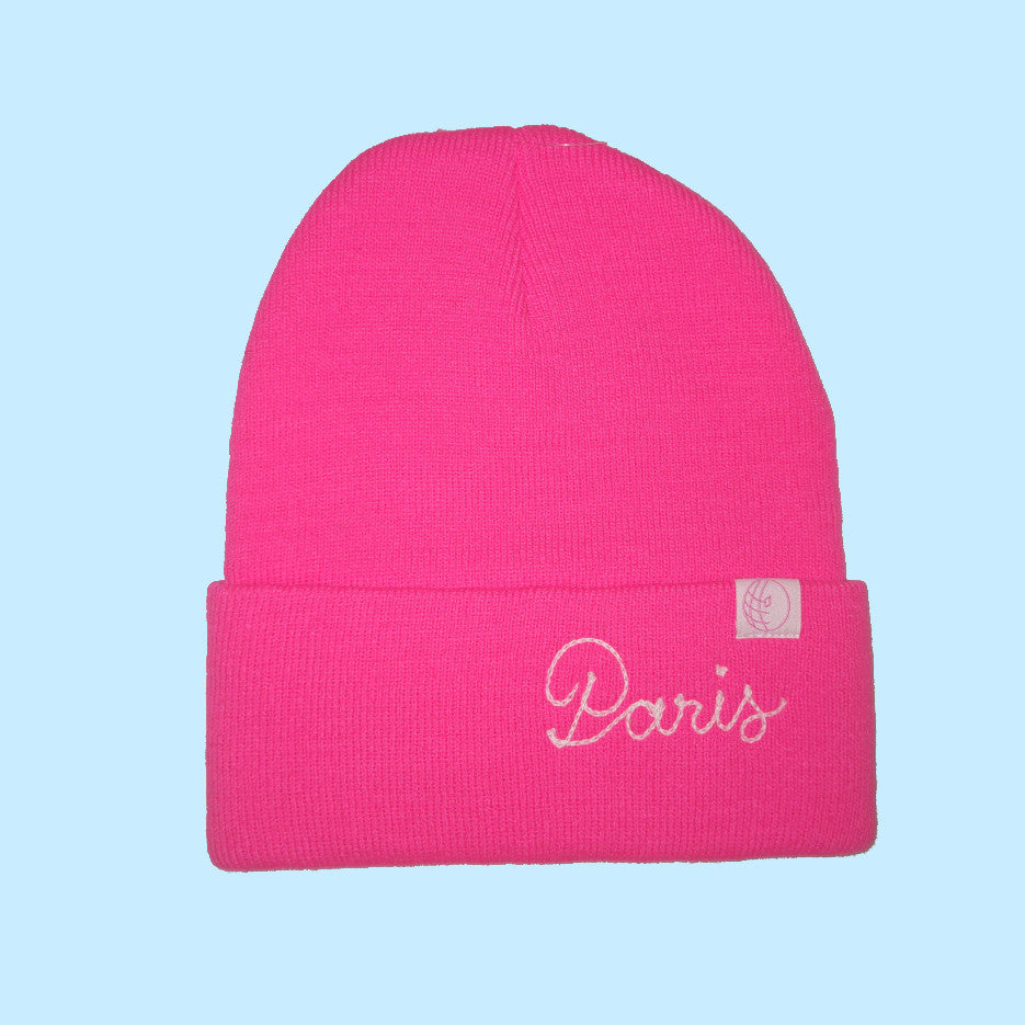 Embroidered beanie hats