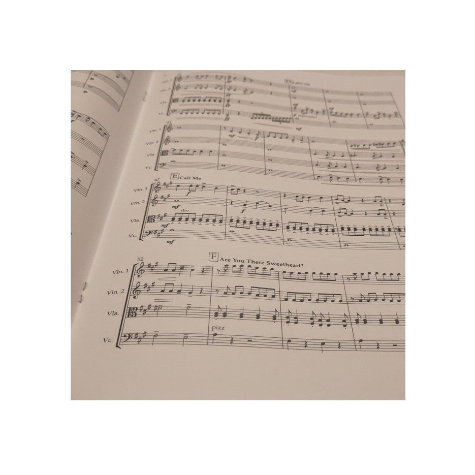 9 Sad Symphonies - signed overture score (LIMITED TO 20)