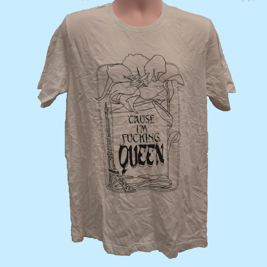 Fucking Queen shirt - white