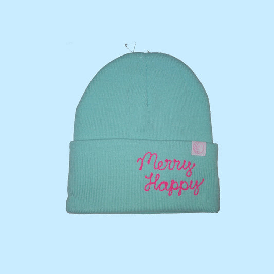 Embroidered beanie hats