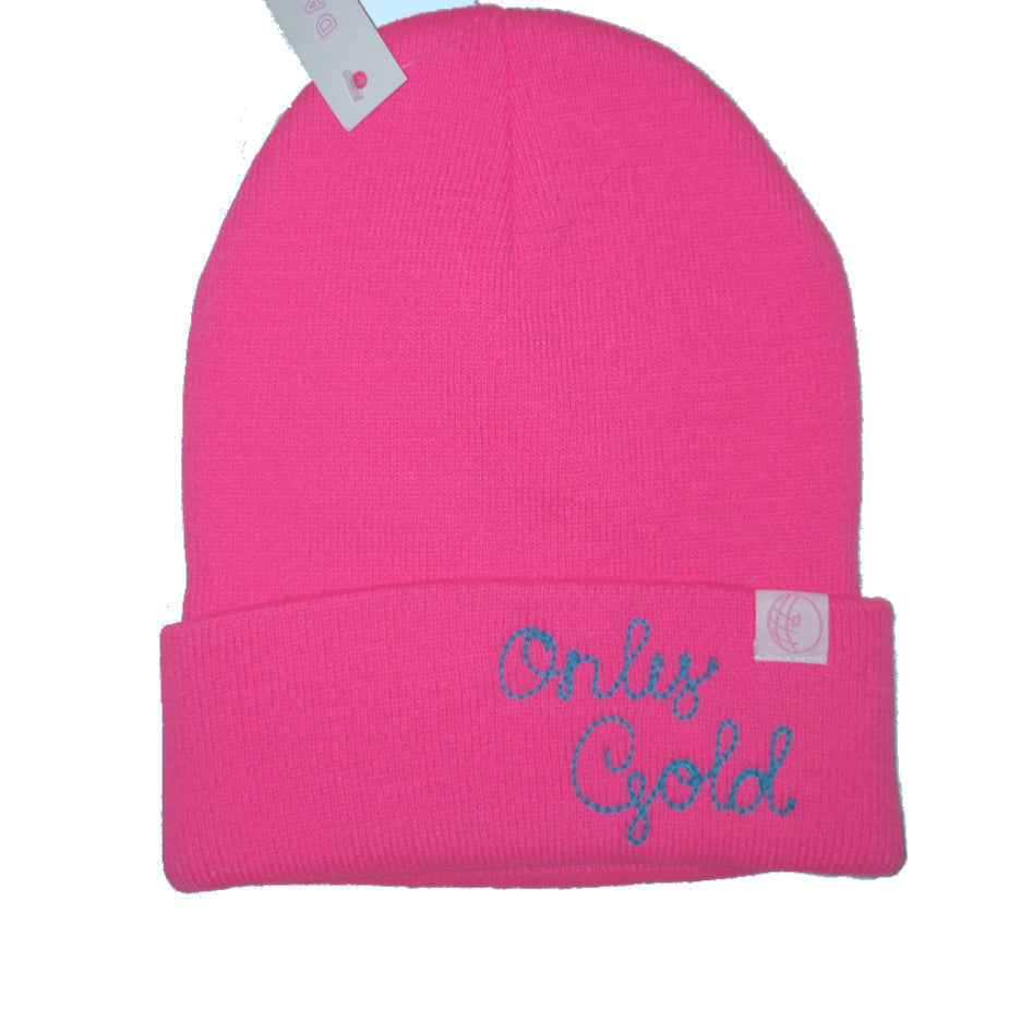 Embroidered beanie hats