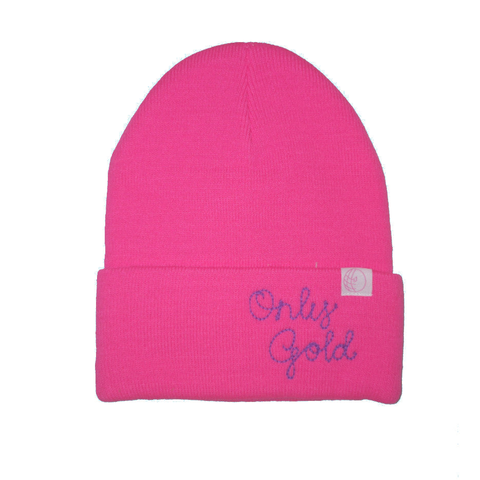Embroidered beanie hats