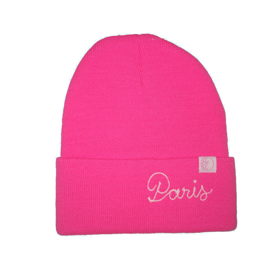Embroidered beanie hats